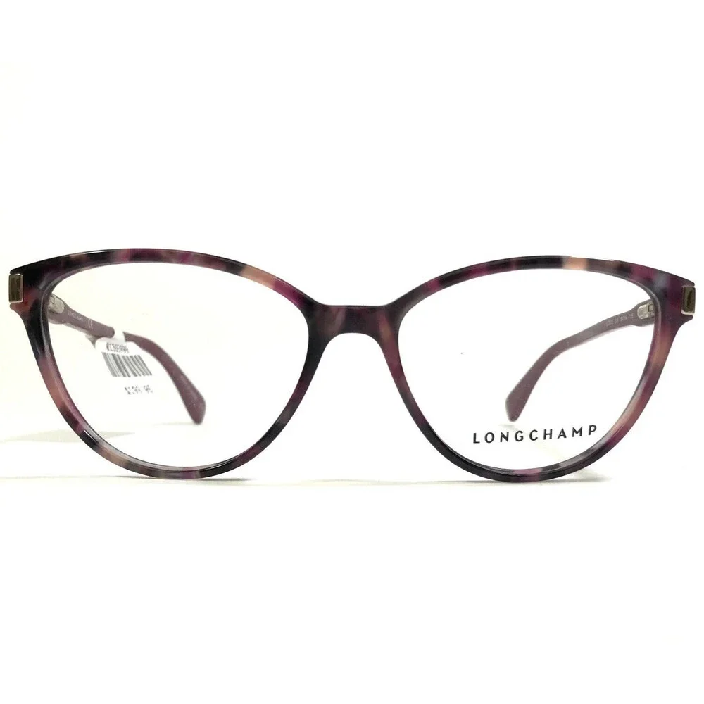 Longchamp Eyeglasses Frames LO2615 219 Purple Tortoise Cat Eye 54-16-135